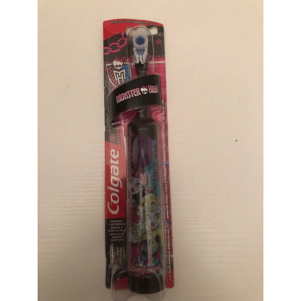 Colgate Monster High Kids Electric Toothbrush - Black and Purple